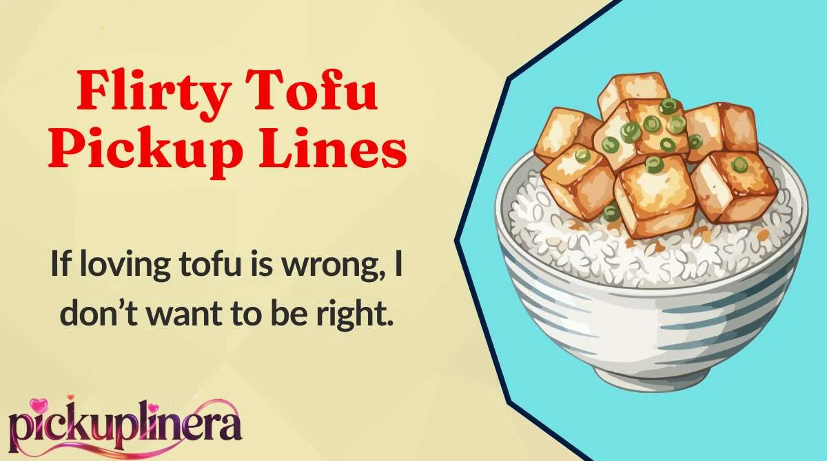 Flirty Tofu Pickup Lines